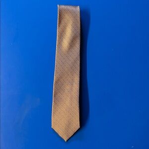 Brioni Gold Silk Textured Tie